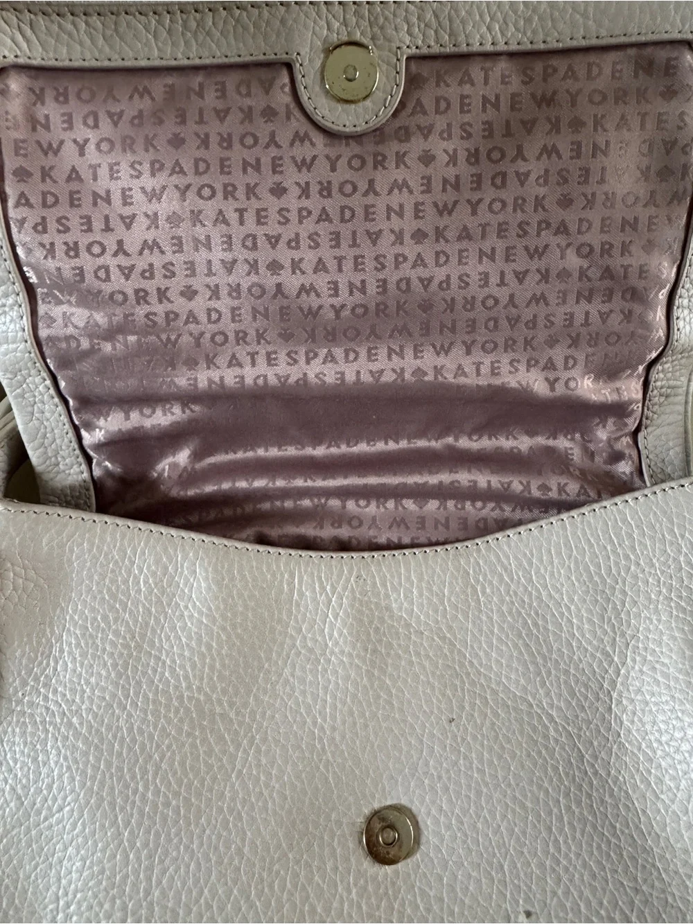 Kate Spade Miri Chester Street Leather Crossbody Bag Ivory Cream
